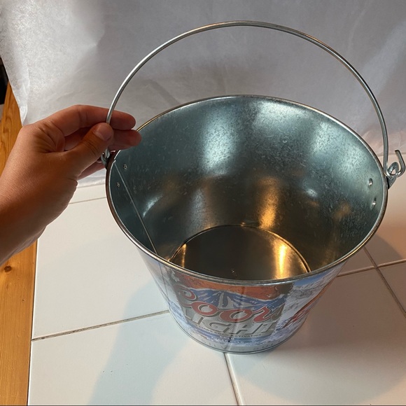 Coors Light Beer Ice Bucket — Stainless Steel — The Silver Bullet — NEW - Picture 3 of 6